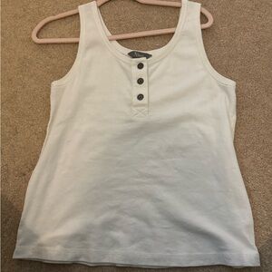 White tank size small only worn handful of times